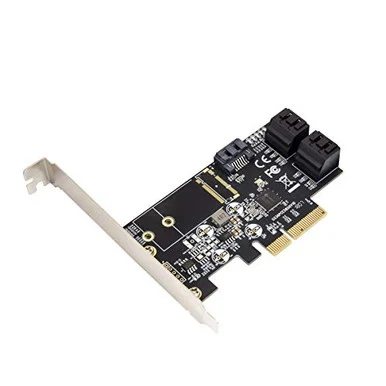 Syba SI-PEX40139 5 Port Sata Iii Pcie X4 Card Ctlr Non-raid Sata Pcie X4 Controller