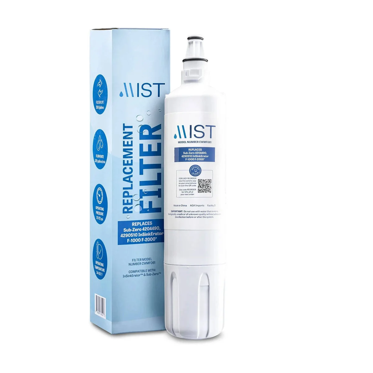 Mister Fly Replacement Sub-Zero/InSinkErator Refrigerator Water Filter - CWMF061