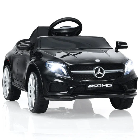 COSTWAY 12V Electric Kids Ride on Car With Remote Control-Black
