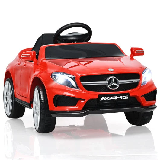 COSTWAY 12V Electric Kids Ride on Car With Remote Control-Red