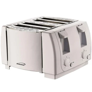 Brentwood Appliances TS-265 Brentwood Cool Touch 4-slice Toaster Wht