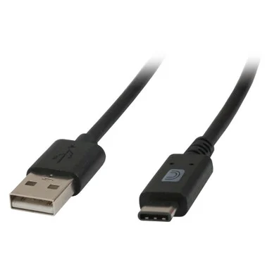 Comprehensive Usb 2.0 C Male To A Male Cable 6ft. - Usb For Printer, Keyboard, Scanner - 6 Ft - 1 X Type C Male - 1 X Type A - Black (usb2-ca-6st)