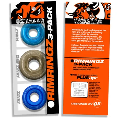 RimringzMulti Size 3 Pack- Cool Blues