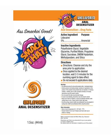 Smack That Anal Desensitizer Unflavored 1.5oz - Adult Toys