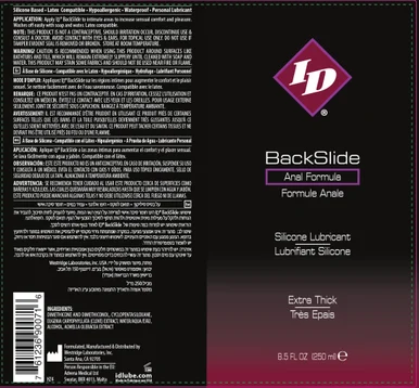 ID Backslide Silicone Lubricant 8.5 Oz - Adult Toys