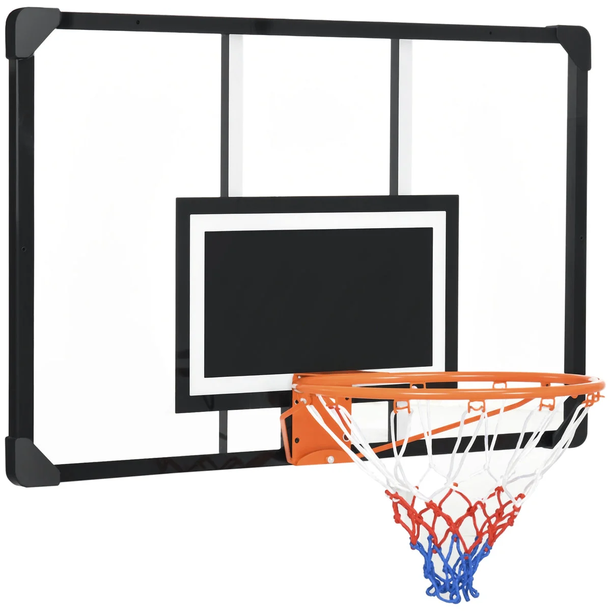 Soozier Wall Mounted Basketball Hoop with 45