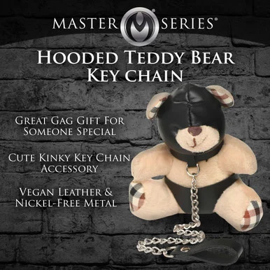 Hooded Teddy Bear Keychain - Adult Toys