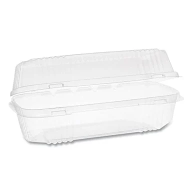 Pactive YCI81049 Clearview Smartlock Food Containers, Hoagie Container, 27 Oz, 9.25 X 4.5 X 3, Clear, 250/carton YCI810490000