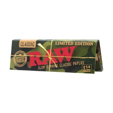 RAW Classic Camo Rolling Papers - Smoke Shop